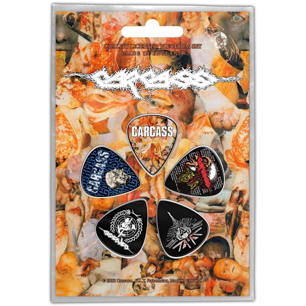 Carcass I Reek Of Putrefaction Plectrum (5-pack) En Storlek Mu Multicoloured One Size