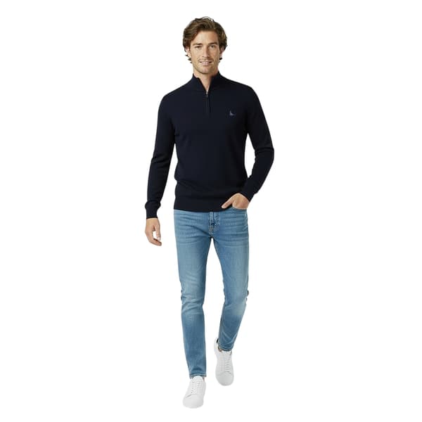 Jack Wills Herr Tröja med Hög Krage L Marinblå Navy L