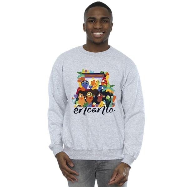 Disney Mens Encanto Sisters Sweatshirt M Sports Grey Sports Grey M