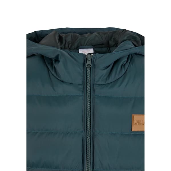 Urban Classics Pojkar Basic Vadderad Jacka 13-14 År Flaskgrön Bottle Green 13-14 Years