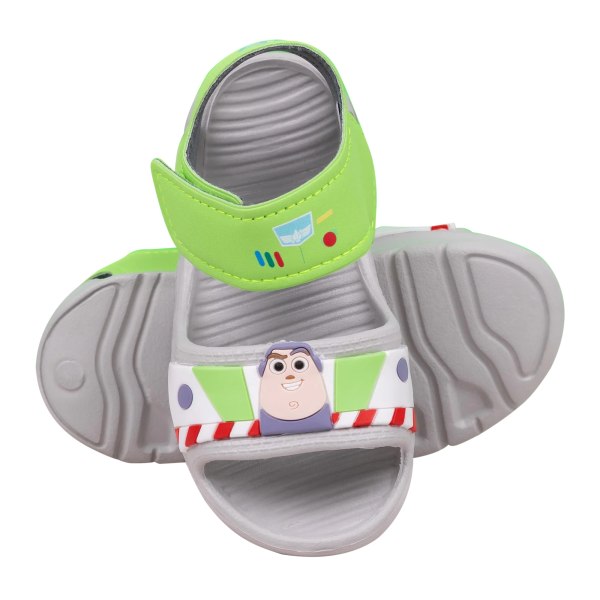 Toy Story Boys Buzz Lightyear Sandaler 12 UK Child Grå/Grön Grey/Green 12 UK Child