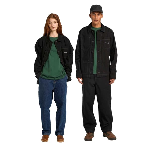 Timberland Herr Canvas Overshirt S Svart Black S