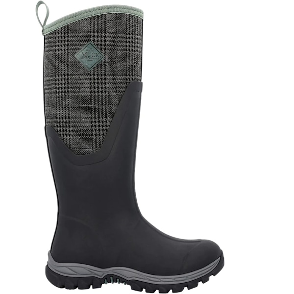 Muck Boots Womens/Ladies Arctic Sport II Plaid Tall Wellington Black 3 UK