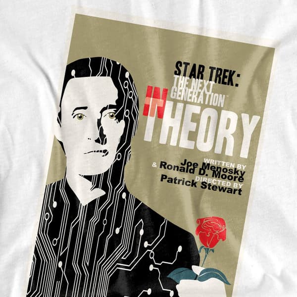 Star Trek Herr The Next Generation Säsong 4 Avsnitt 25 T-Shirt White 3XL