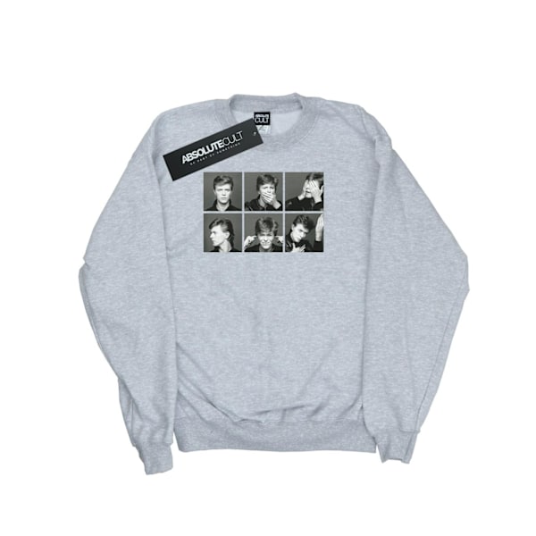 David Bowie Herr Foto Collage Sweatshirt 5XL Sports Grey Sports Grey 5XL