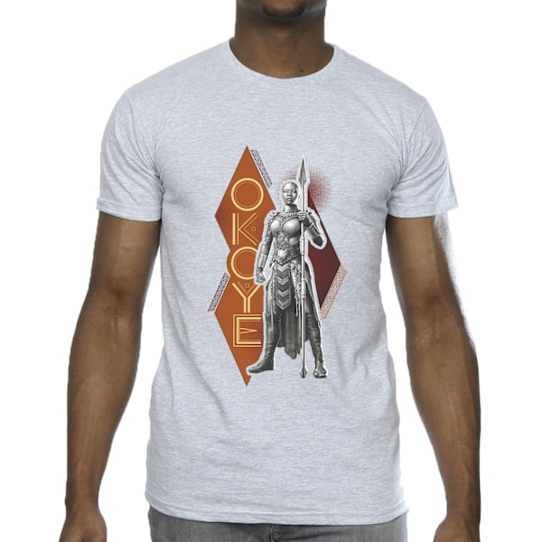 Marvel Wakanda Forever Okoye Stance T-shirt L Sports Grey för män Sports Grey L