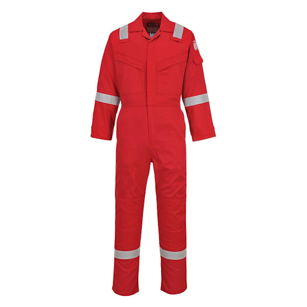 Portwest Unisex Vuxen Flamskyddad Antistatisk Overall 4XL Red 4XL