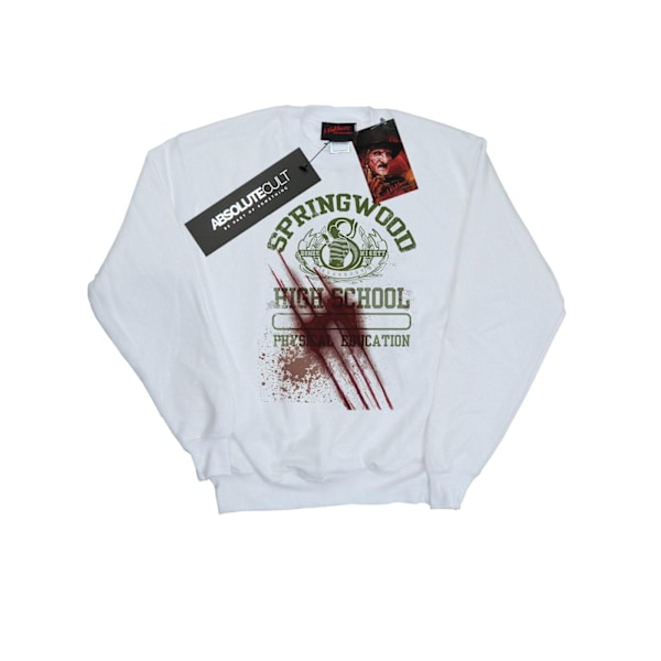 A Nightmare On Elm Street Herr Springwood Slasher Sweatshirt L White L