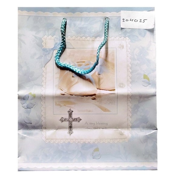 Amscan Religious Gift Bag One Size Blå/Vit Blue/White One Size