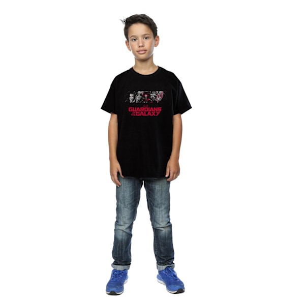 Marvel Boys Guardians Of The Galaxy Team Logo T-Shirt 9-11 År Black 9-11 Years