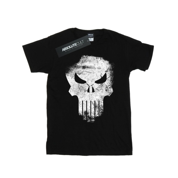 Marvel The Punisher Distressed Skull T-shirt 3XL Svart Black 3XL