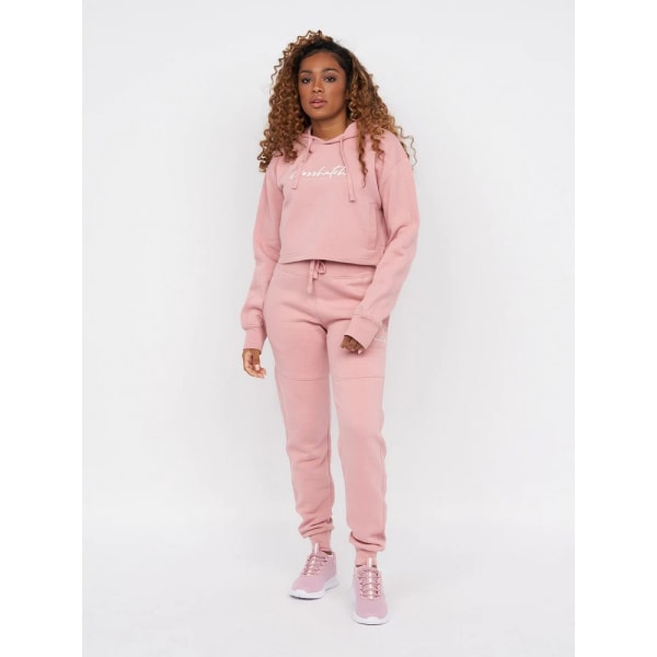 Crosshatch Dam/Dam Crushaw Crop Hoodie S Rosa Pink S