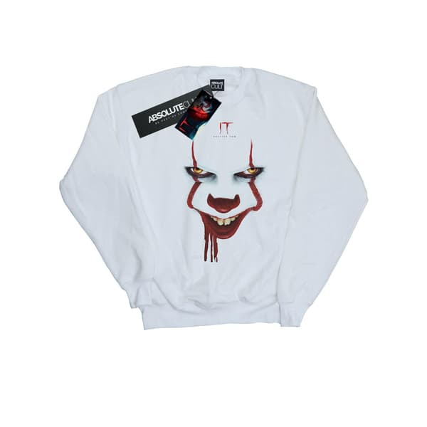 It Chapter 2 Herr Pennywise Poster Stare Sweatshirt M Vit White M