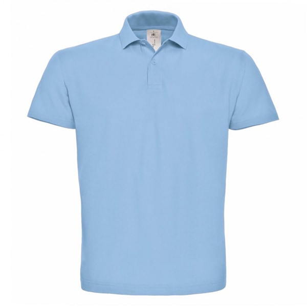B&C ID.001 Herr Kortärmad Polotröja 4XL Ljusblå Light Blue 4XL