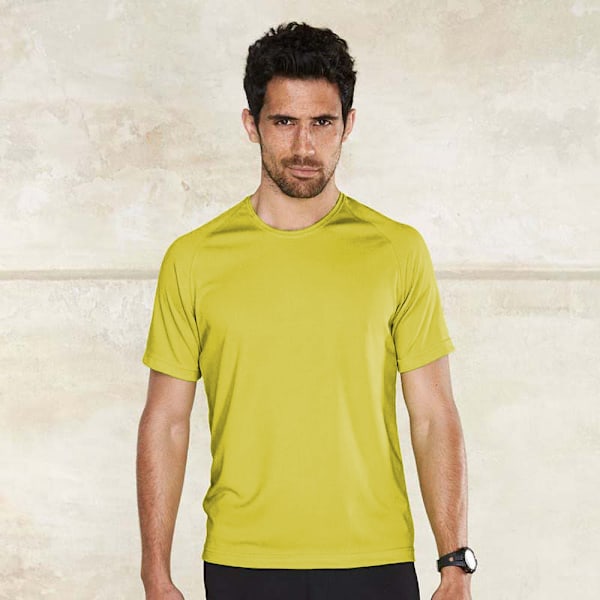 Kariban Proact Sports / Träning T-shirt 2XL Fluorescerande Gul Fluorescent Yellow 2XL