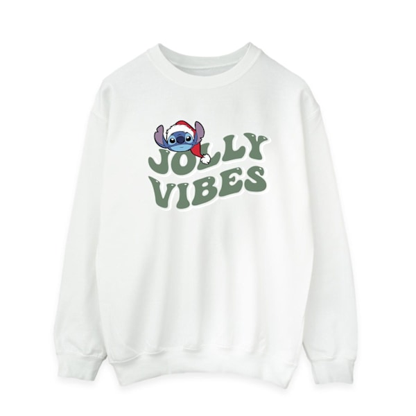 Disney Herr Lilo & Stitch Jolly Chilling Vibes Sweatshirt 4XL W White 4XL