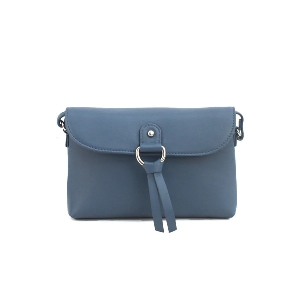 Eastern Counties Läder Dam Cleo Läder Handväska En Storlek Skifferblå Slate Blue One Size