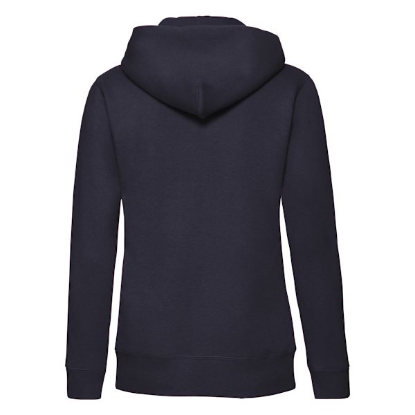 Fruit of the Loom Dam/Damer Lady Fit Hoodie M Mörkblå Deep Navy M