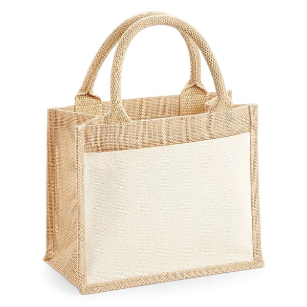 Westford Mill Pocket Jute Presentpåse One Size Naturlig Natural One Size