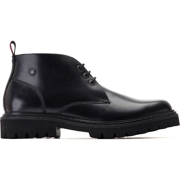 Base London Lomax Läder Chukka Boots 12 UK Svart Black 12 UK