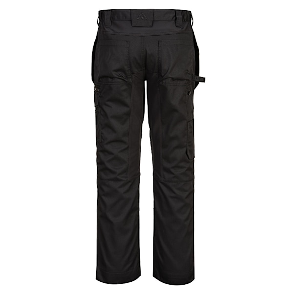 Portwest WX2 Stretch Hölsterfickabyxor Herr 41R Svart Black 41R