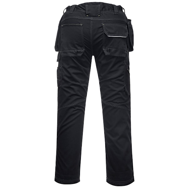 Portwest Unisex Vuxen Holster Fickor Arbetsbyxor 38R Svart Black 38R