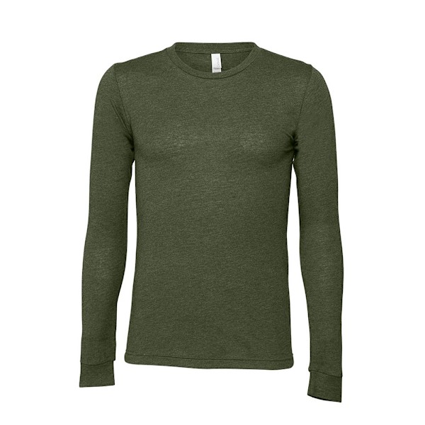 Bella + Canvas Unisex Jersey Långärmad T-shirt XL Mili Military Green XL