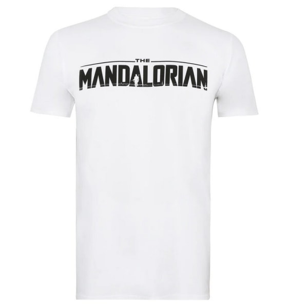 Star Wars: The Mandalorian Logo T-shirt för män L Vit White L