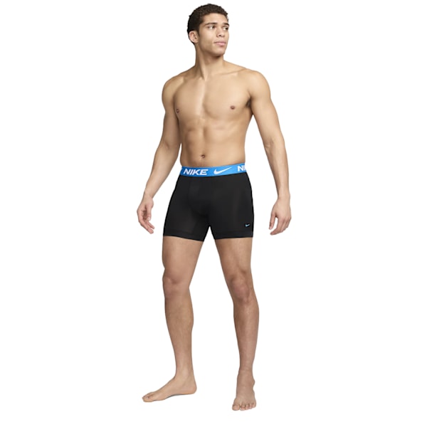 Nike Essential Micro Dri-FIT Boxerkalsonger för män (3-pack) M Or Orange/Cactus/Blue M