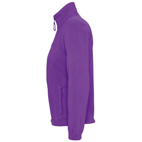 SOLS Dam/Kvinnor North Full Zip Fleece Jacka XXL Mörk Lila Dark Purple XXL