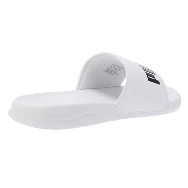 Puma Unisex Vuxen Popcat Logo Tofflor 7 UK Vit White 7 UK