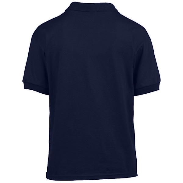 Gildan Barn/Barn Plain Jersey Polo Shirt 7-8 År Marinblå Navy 7-8 Years