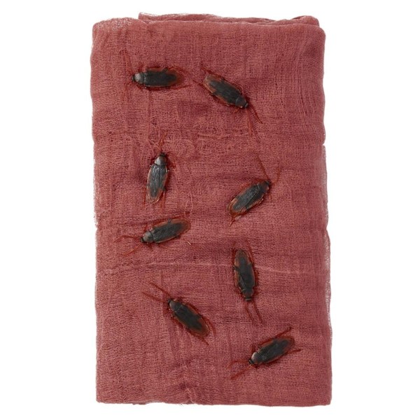 Smiffys Läskig Kackerlacka Tygset One Size Röd Red One Size