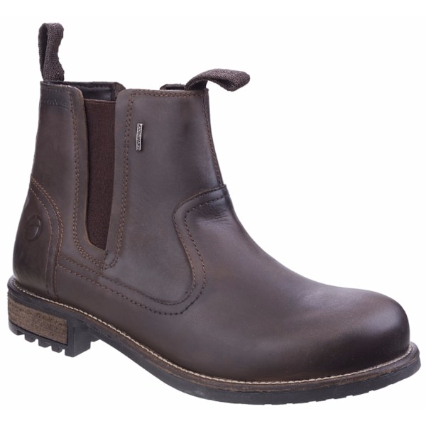 Cotswold Worcester fukttransporterande herrboots med dragkedja, 10 UK, brun Brown 10 UK