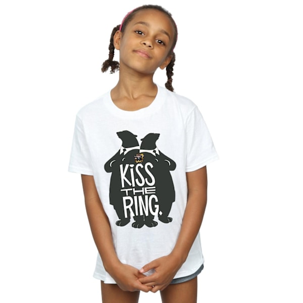 Disney Girls Zootropolis Kiss The Ring Bomull T-shirt 12-13 År White 12-13 Years