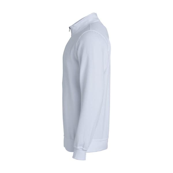 Clique Unisex Vuxen Basic Half Zip Sweatshirt L Vit White L