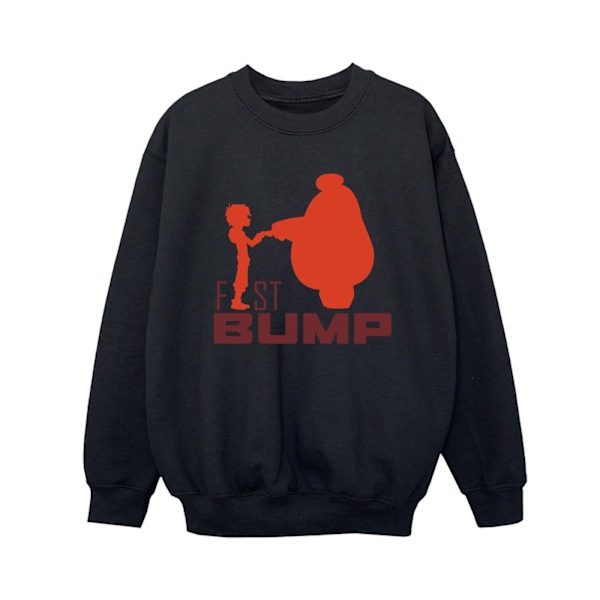 Disney Boys Big Hero 6 Baymax Fist Bump Cutout Sweatshirt 5-6 år Black 5-6 Years