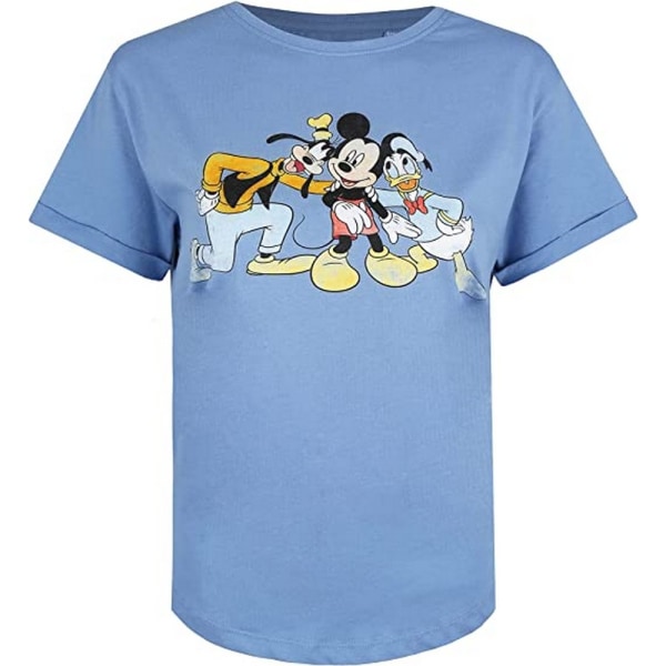 Disney Dam/Dam Mickeys Crew T-shirt S Indigo Indigo S