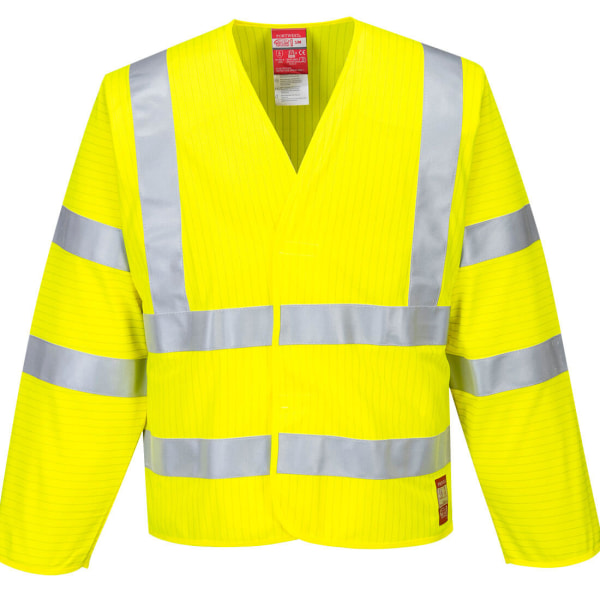 Portwest Herr Flame Resistant Hi-Vis Jacket XXL-3XL Gul Yellow XXL-3XL
