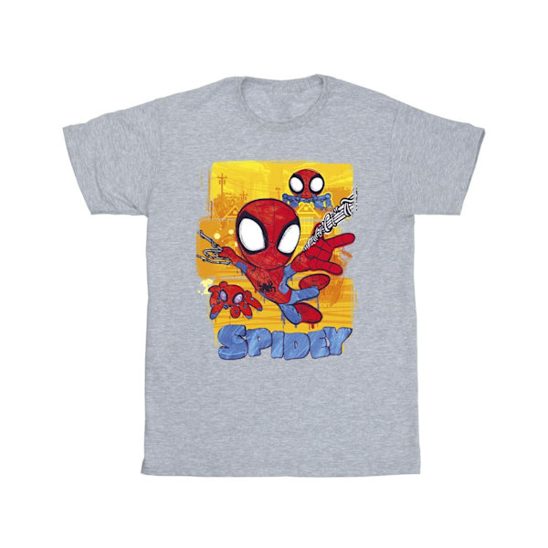 Marvel Spidey och hans fantastiska vänner Flygande T-shirt M Spo Sports Grey M