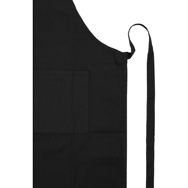 Bullet Ekologisk Bomulls Förkläde En Storlek Solid Svart Solid Black One Size