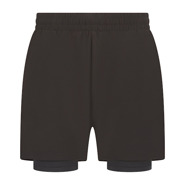 Tombo Herr Dubbla Lager Shorts M Svart/Svart Black/Black M