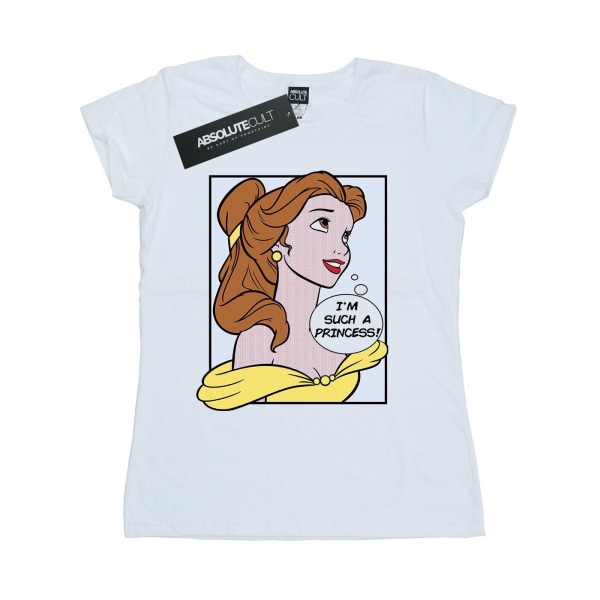 Disney Princess Dam/Dam Belle Pop Art T-shirt i bomull XXL White XXL