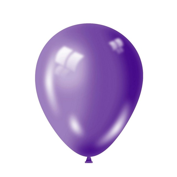 Globos Latex Plain Balloon (Förpackning om 100) En Storlek Lila Purple One Size