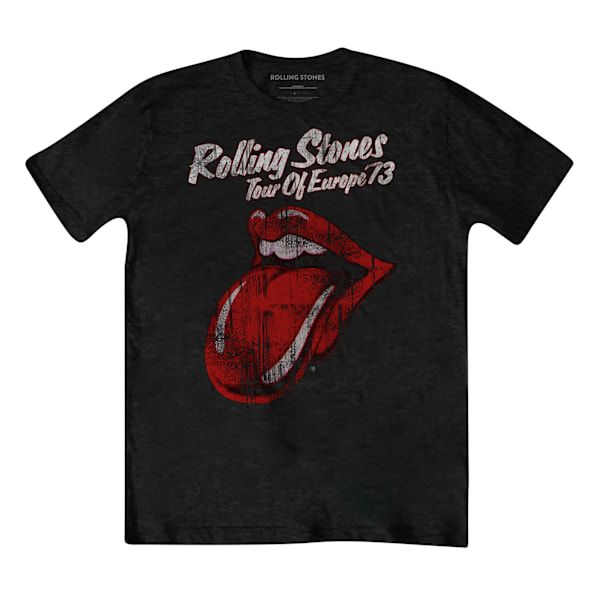 The Rolling Stones Unisex Adult 73 Tour T-Shirt S Svart Black S