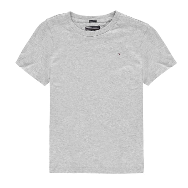 Tommy Hilfiger Barn/Kids Original Broderad Logotyp T-shirt Grey 6 Years