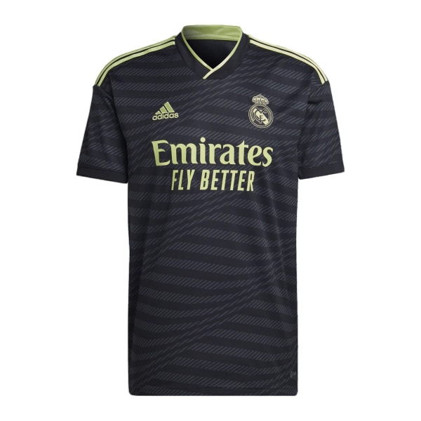 Real Madrid CF 22-23 Adidas Kortärmad bortaskjorta L Svart Black L