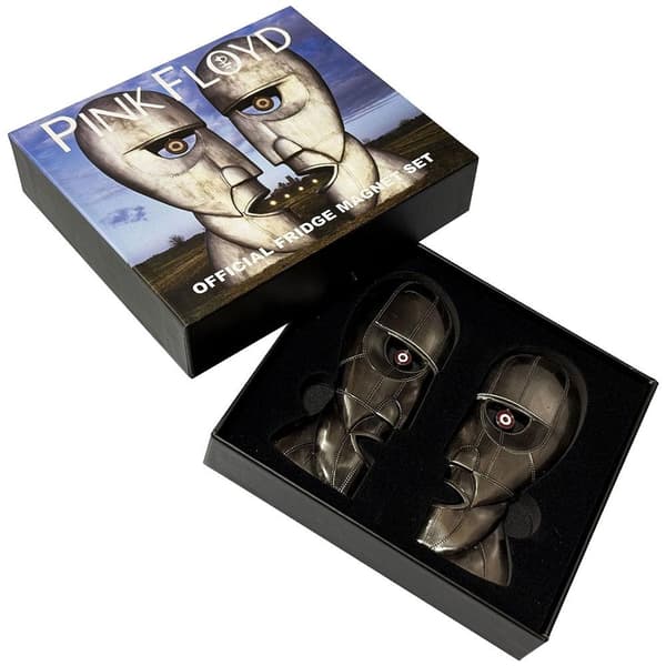 Pink Floyd Metal Heads Epoxy Kylskåpsmagnet Set One Size Silver Silver One Size