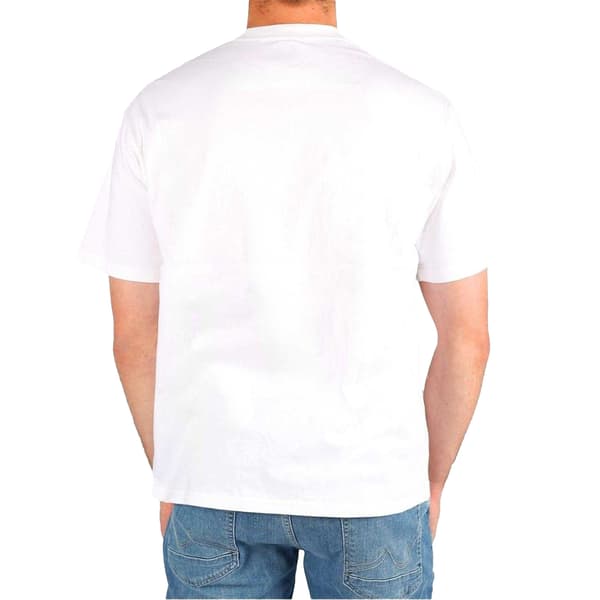 Kappa T-shirt i bomull för män M Vit White M