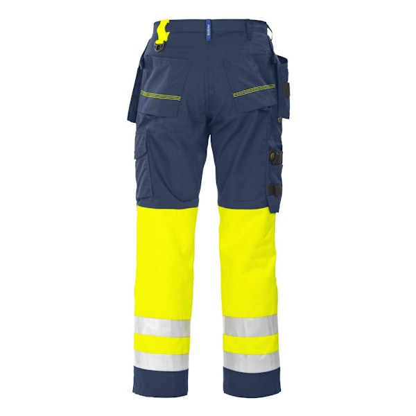 Projob Herr High-Vis Cargo Byxor 35S Gul/Marinblå Yellow/Navy 35S
